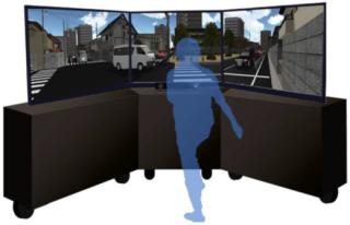 歩行者シミュレータ