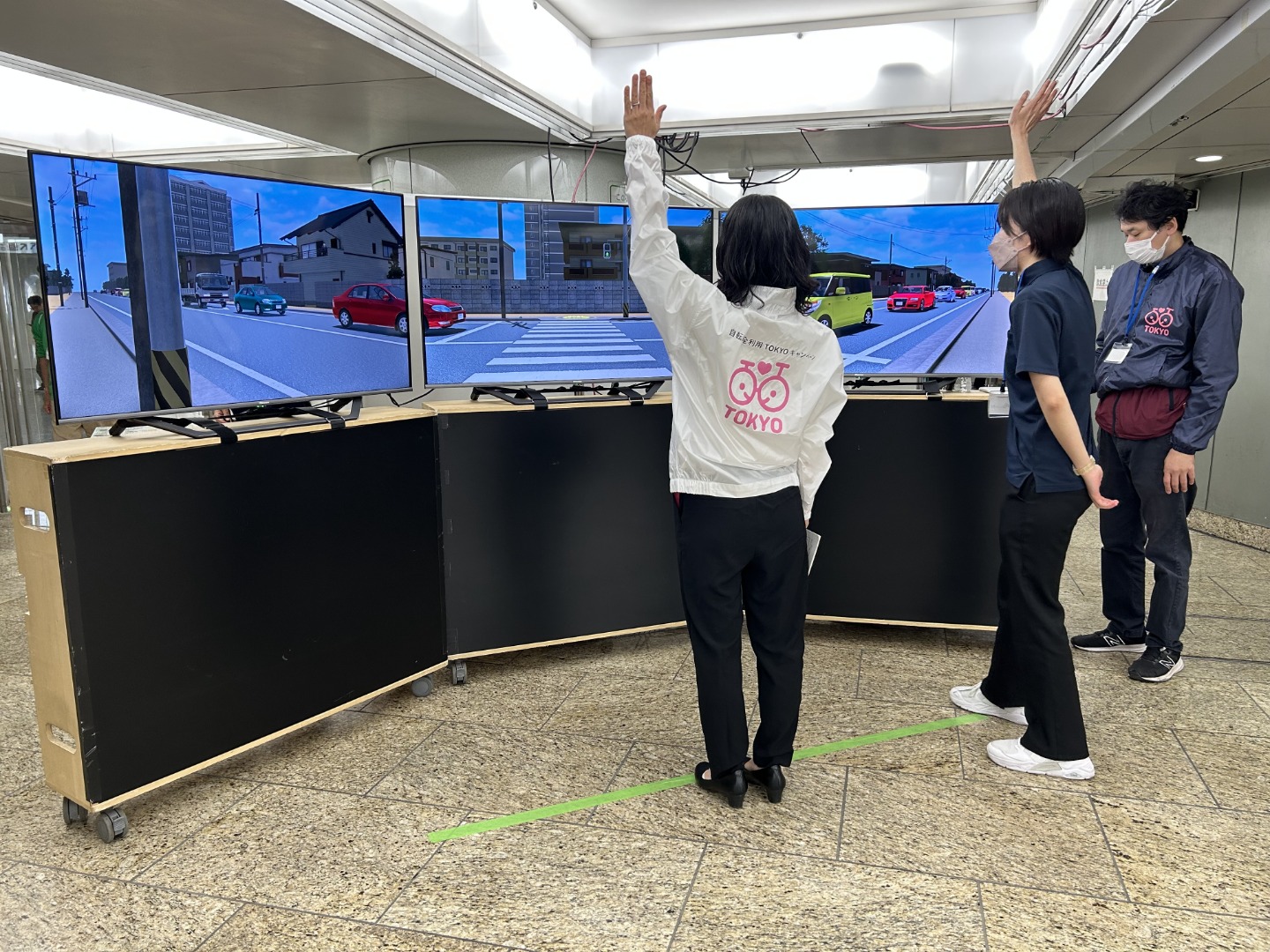 歩行者シミュレータ