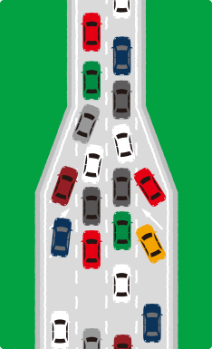 渋滞の原因の図